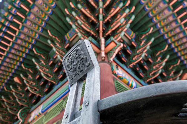 Mönster Och Struktur Gyeongbokgung Palace Seoul Sydkorea Asien — Stockfoto