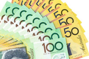 Para banknotları çeşitli banknotlar halinde Avustralya dolarına yayıldı