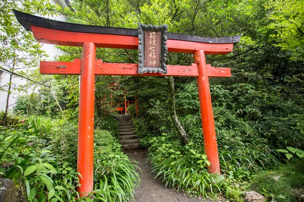 Sanctuaire Hakone Gongen Est Sanctuaire Shintoïste Japonais Situé Sur Les — Photo