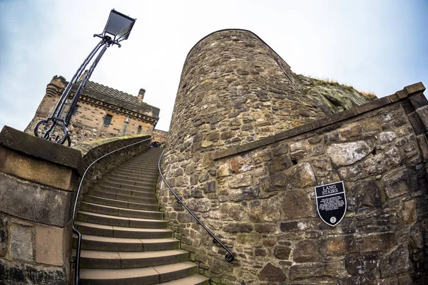 Rondom Edinbrugh Castle Gezien Vanaf Edinbrugh Castle Schotland — Stockfoto