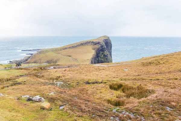 Neist Point Deniz Feneri Yakınındaki Manzarası Skoçya Nın Skye Adası — Stok fotoğraf