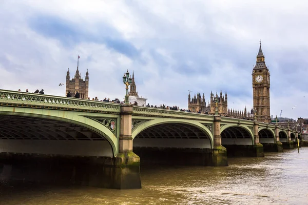 Big Ben Pseudonim Dla Wielkiego Dzwonu Zegara Północnym Krańcu Pałacu — Zdjęcie stockowe