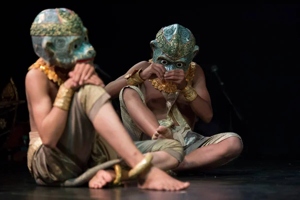 Artes Camboyanas Danza Cultural Tradicional Que Cuenta Historia Apsara Otros — Foto de Stock