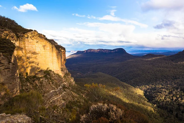 Katoomba Blue Mountain Secret Unofficial Lookout Cliff Drive Glenraphael Drive — Stock Photo, Image