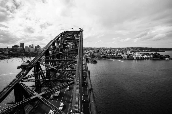 Norr Sydney Stadsutsikt Med Hamnbro Som Förgrund — Stockfoto