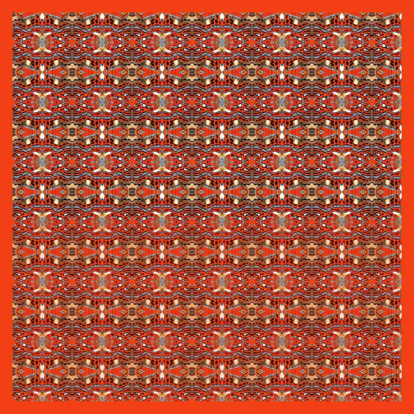 Kırmızı, bej, mavi şekilli ve siyah benekli kelebek kanatlarının kusursuz dokusu.