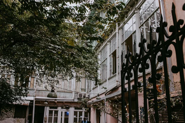 Tiflis Sokakları Balkonları — Stok fotoğraf