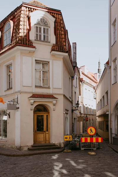 Calle Ciudad Vieja Tallin — Foto de Stock