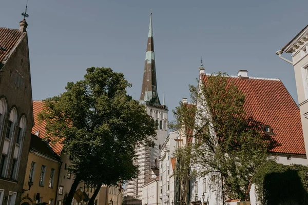 Rua Cidade Velha Tallinn — Fotografia de Stock