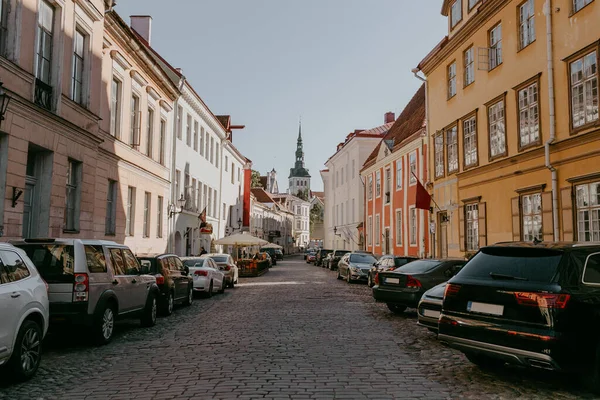 Rua Cidade Velha Tallinn — Fotografia de Stock