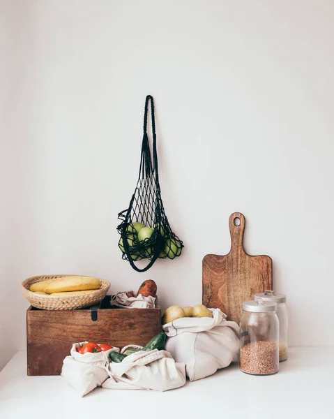 zero waste foot basket on the white background