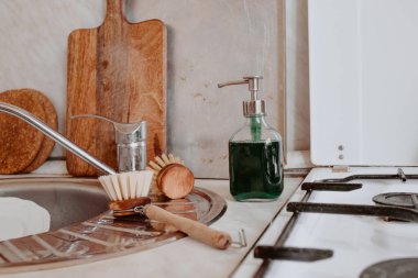 Bulaşık yıkamak için sıfır atık mutfak