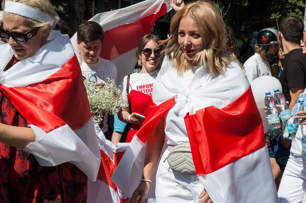 Kyiv Ukraine Ağustos 2020 Beyaz Rusya Nın Beyaz Rusya Büyükelçiliği — Stok fotoğraf