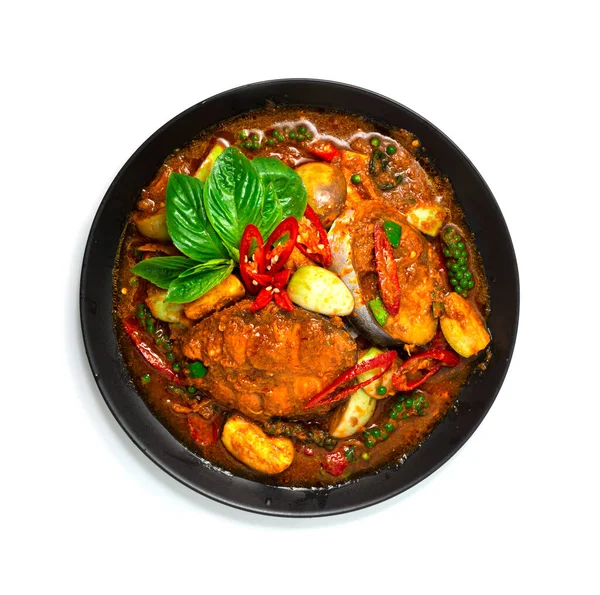 Picante Remover Fried Pangasius Fish Bagre Rayado Con Especias Curry — Foto de Stock