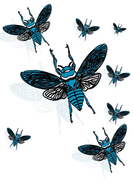 Obrázek Pozadí Hmyzem — Stock fotografie