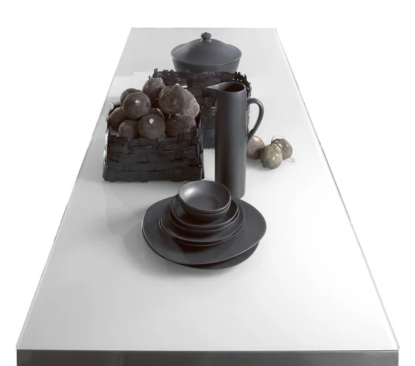 Ocelové Top Keramikou — Stock fotografie