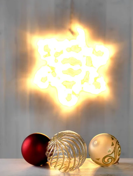 Ozdoby Świąteczne Lampy Gwiazdy — Zdjęcie stockowe