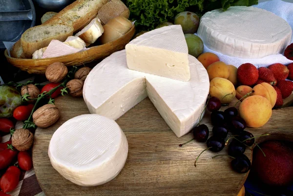 Sýr Přírodní Zdravé Produkty — Stock fotografie