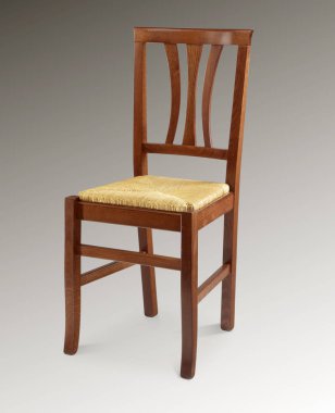 Rustik tarzı ahşap sandalye