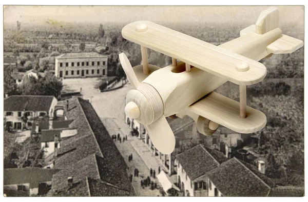 モデル作りのための木製の飛行機 — ストック写真
