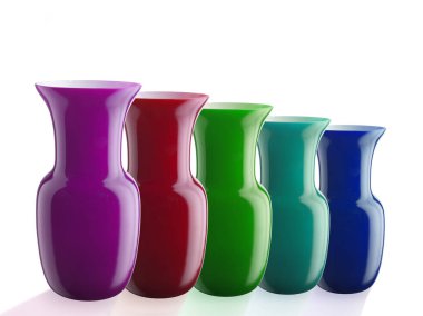 Cam Vazoda beyaz zemin üzerine