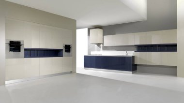 Modern mutfak ortamı detay