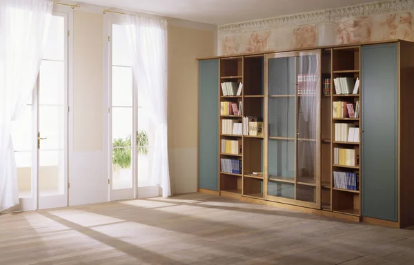 Entorno Con Muebles Biblioteca — Foto de Stock