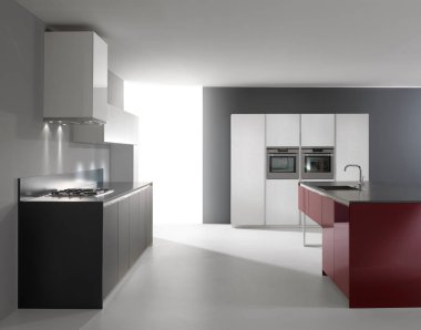 Modern mutfak ortamı detay