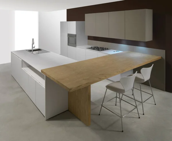 Modern mutfak ortamı detay