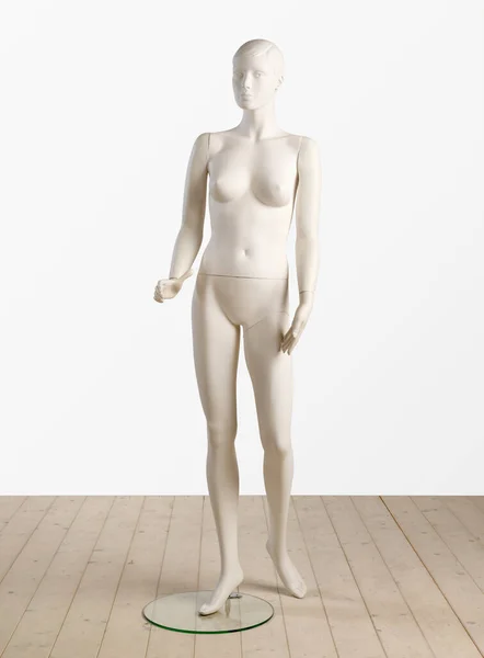 Maniquí Mujer Sobre Fondo Blanco — Foto de Stock