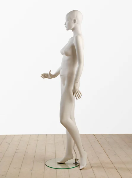 Maniquí Mujer Sobre Fondo Blanco — Foto de Stock