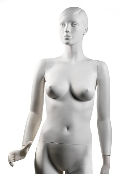 Mannequin Femme Sur Fond Blanc — Photo