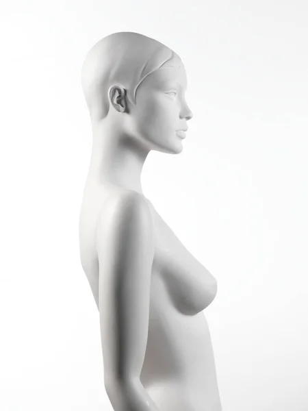 Mannequin Femme Sur Fond Blanc — Photo