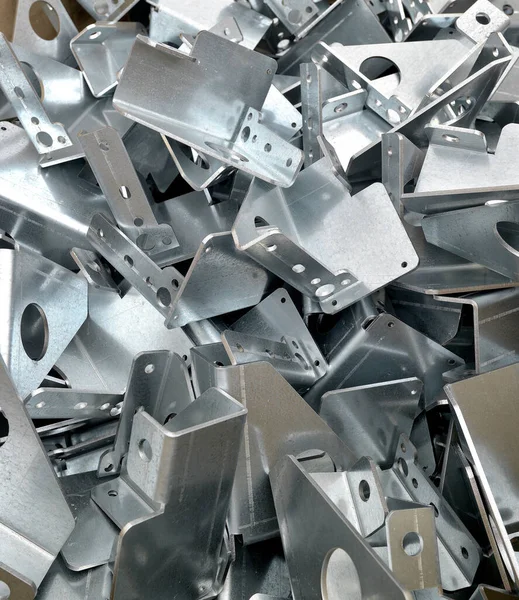 Fundo Com Placas Metal Galvanizado — Fotografia de Stock