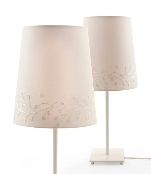 Table Lamp White Background — Stock Photo, Image