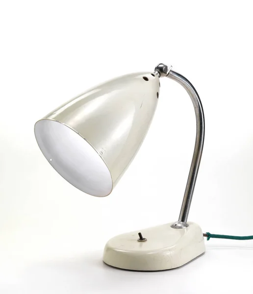 Настільна Лампа Білому Тлі — стокове фото