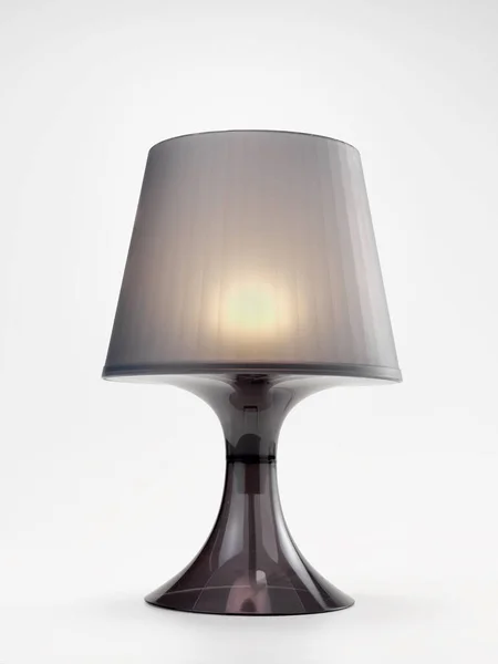 Table lamp on a white background