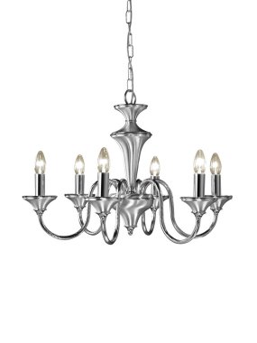 Beyaz arkaplanda metal avize