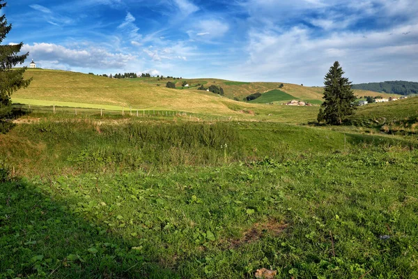 Berglandschap Met Blauwe Lucht — Stockfoto