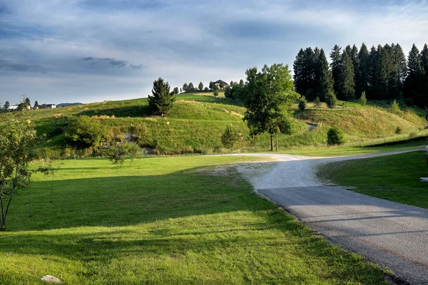 Berglandschap Met Blauwe Lucht — Stockfoto