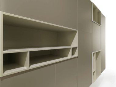 Modern bir mutfak köşesinin detayları.