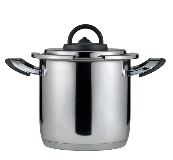 Pressure cooker on a white background