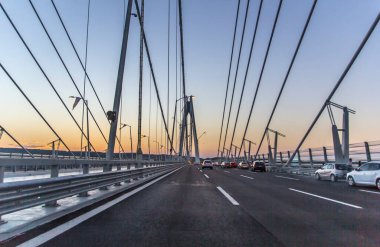 Yavuz Sultan Selim Köprüsü İstanbul 'dan orta görüş