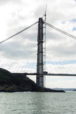 Yavuz Sultan Selim Köprüsü İstanbul 'dan orta görüş