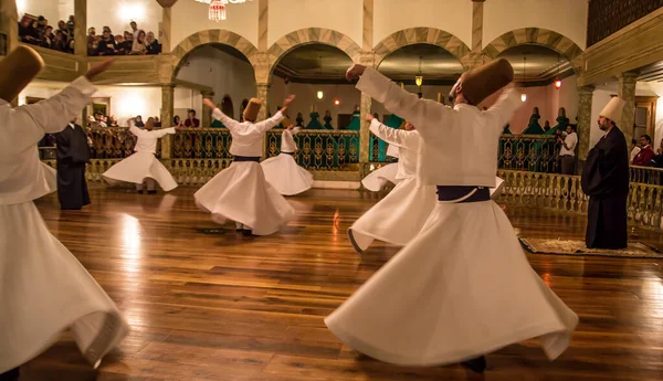 Semazen Eller Whirling Dervishes Konya Sufi Virvlande Dervish Semazen Dansar — Stockfoto