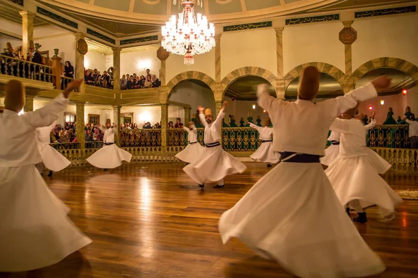 Semazen Eller Whirling Dervishes Konya Sufi Virvlande Dervish Semazen Dansar — Stockfoto