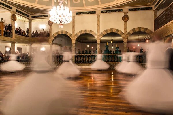 Semazen Eller Whirling Dervishes Konya Sufi Virvlande Dervish Semazen Dansar — Stockfoto