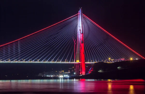 Harmadik Híd Yavuz Szultán Szelim Híd — Stock Fotó