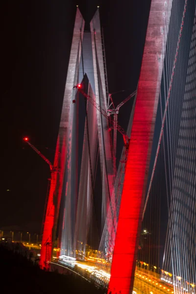 Harmadik Híd Yavuz Szultán Szelim Híd — Stock Fotó