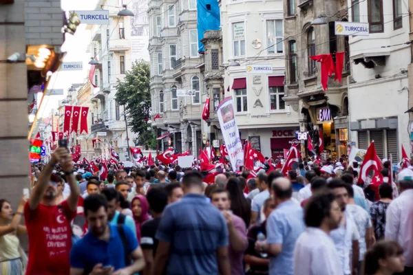 Istanbul Agosto Turquía Millones Personas Reunieron Agosto Lugar Reunión Área — Foto de Stock